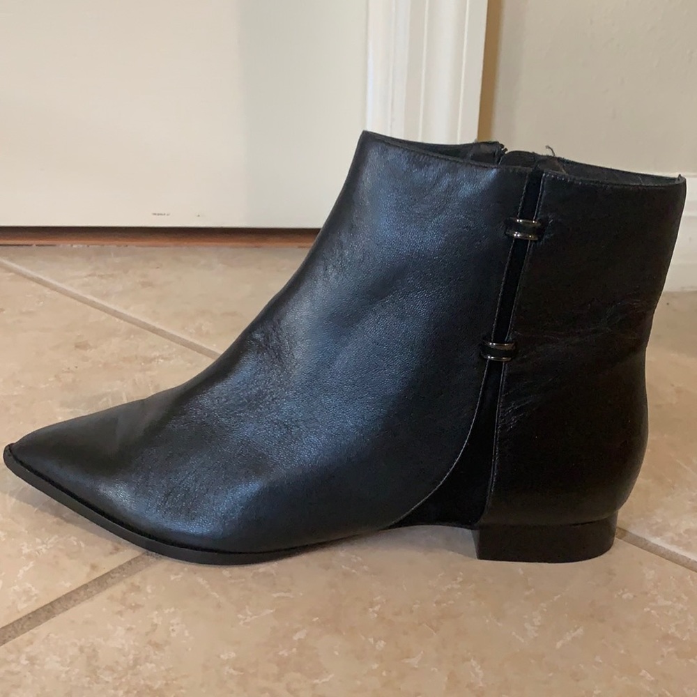 Alexandre Birman ankle leather designer booties